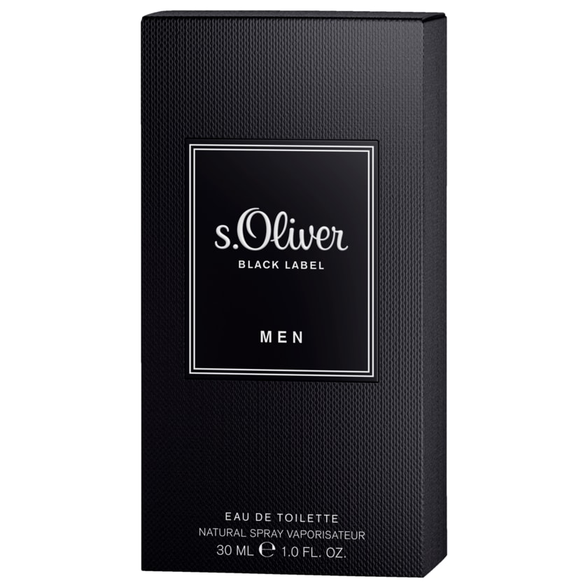 s.Oliver Black Label Men Eau de Toilette 30ml